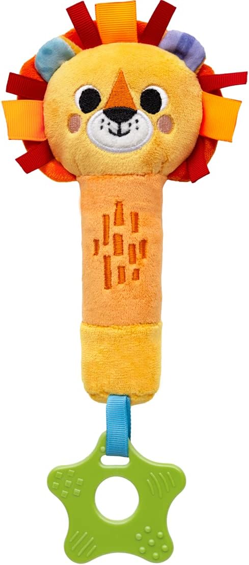 Buzininha com Mordedor Buba Leão Zoo para Bebês Estimulante 1 Buzininha com Mordedor Buba Leão Zoo para Bebês Estimulante