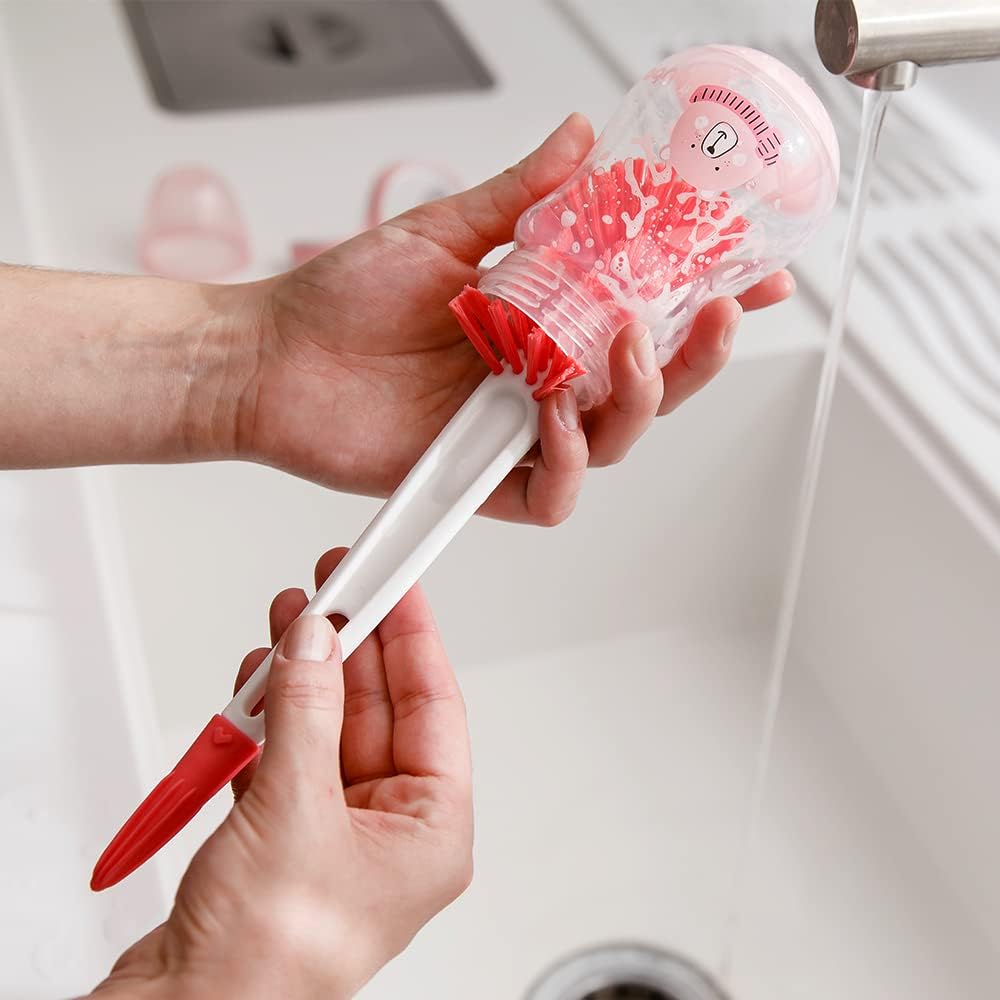 Escova para Mamadeira Buba 12727 Limpeza de Bicos e Garrafas 2 Escova para Mamadeira Buba 12727 Limpeza de Bicos e Garrafas - Imagem 2