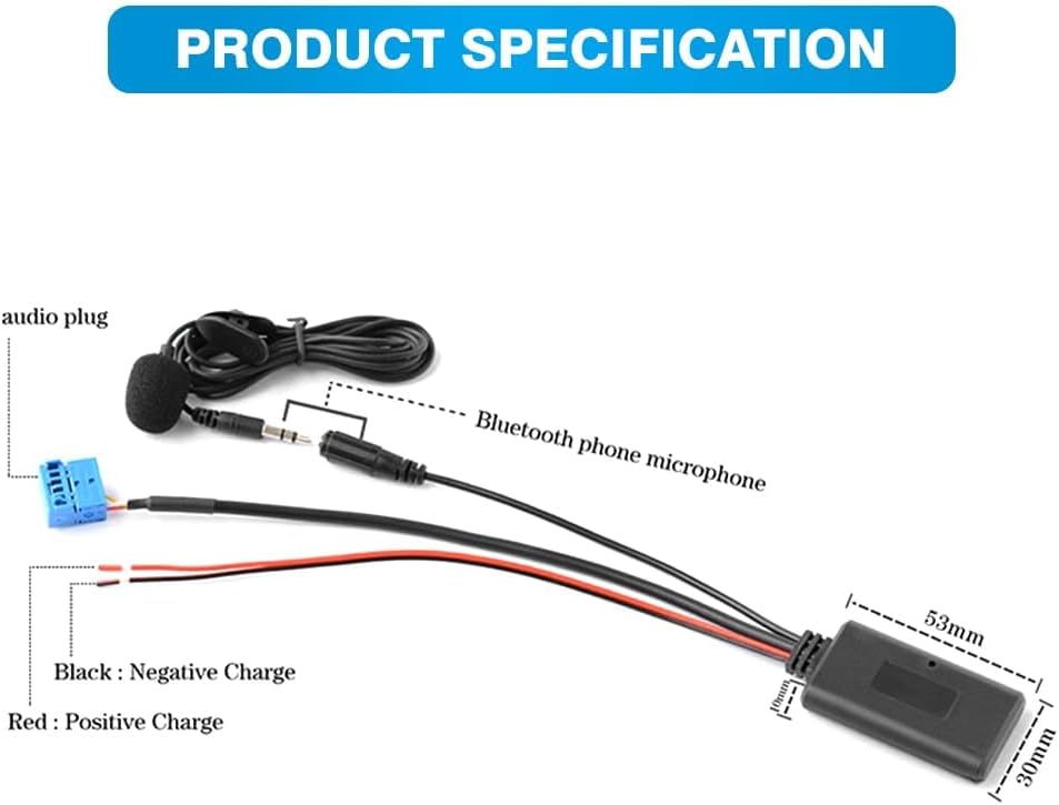 Adaptador Bluetooth TOTMOX para BMW e Mini Cooper com Microfone 2 Adaptador Bluetooth TOTMOX para BMW e Mini Cooper com Microfone - Imagem 2