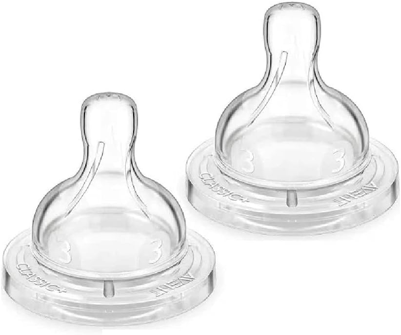 Bico Mamadeira Philips Avent N3 Anti-cólica para Bebês 3m+ 2 Bico Mamadeira Philips Avent N3 Anti-cólica para Bebês 3m+ - Imagem 2