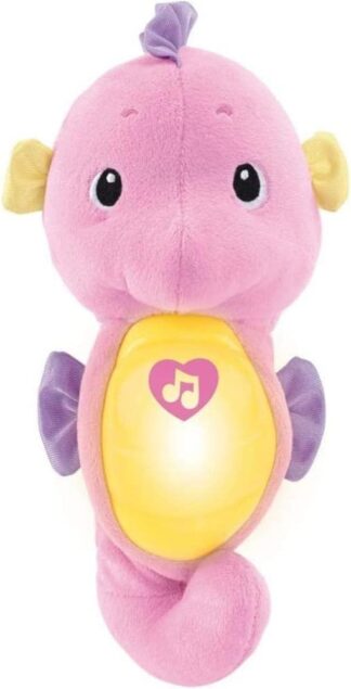 Pelúcia Musical Fisher-Price Soothe & Glow Brinquedo para Bebês