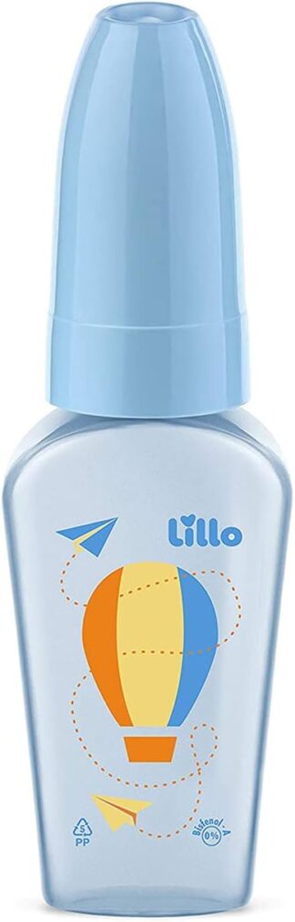 Mamadeira Chuquinha Lillo Primeiros Passos Silicone Azul 50ml