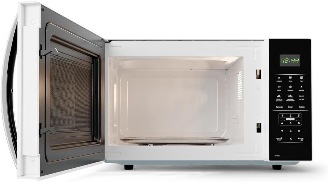 Micro-ondas Britânia BMO38 33L 1400W Limpa Fácil Branco Preto 9 Micro-ondas Britânia BMO38 33L 1400W Limpa Fácil Branco Preto - Imagem 9