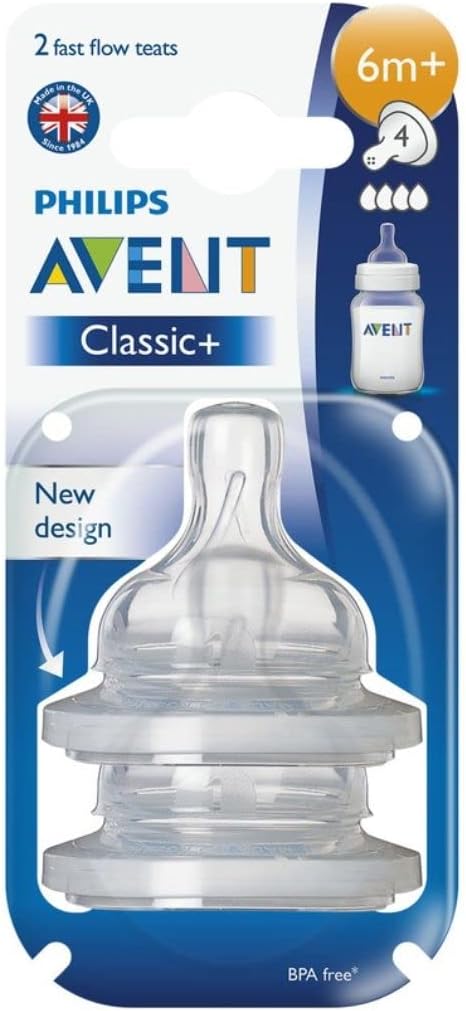 Bico de Mamadeira Avent Clássica Anti Colica N4 6 Meses 2 Un 2 Bico de Mamadeira Avent Clássica Anti Colica N4 6 Meses 2 Un - Imagem 2