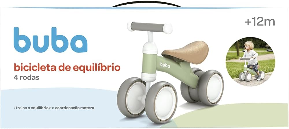 Bicicleta de Equilíbrio Buba Toys 18813 Infantil 4 Rodas 5 Bicicleta de Equilíbrio Buba Toys 18813 Infantil 4 Rodas - Imagem 5