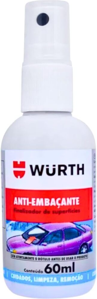 Anti Embaçante Wurth 60ml para Vidros Box Banheiro Retrovisor