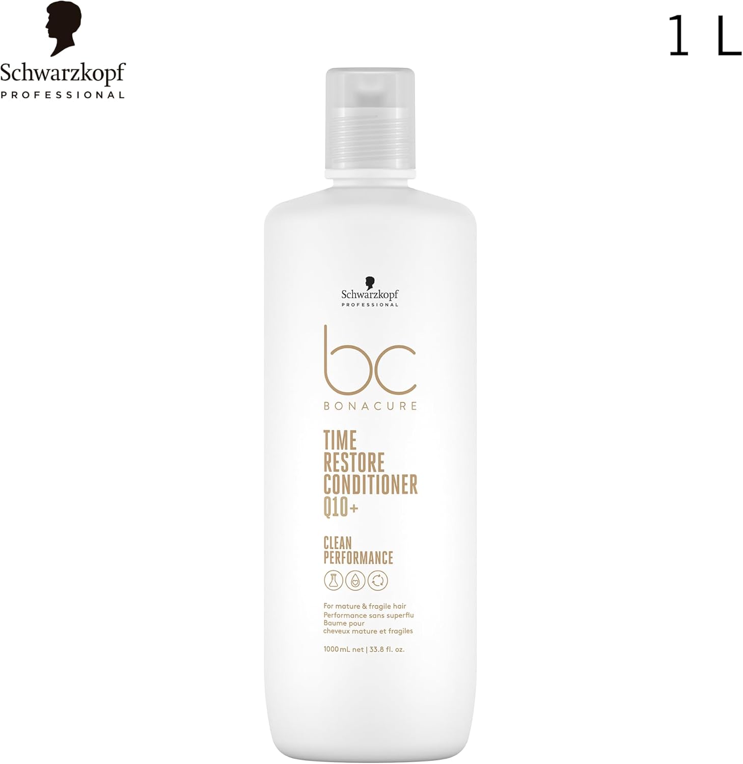 Condicionador Schwarzkopf Bonacure Time Restore 1L Cabelos Maduros 2 Condicionador Schwarzkopf Bonacure Time Restore 1L Cabelos Maduros - Imagem 2