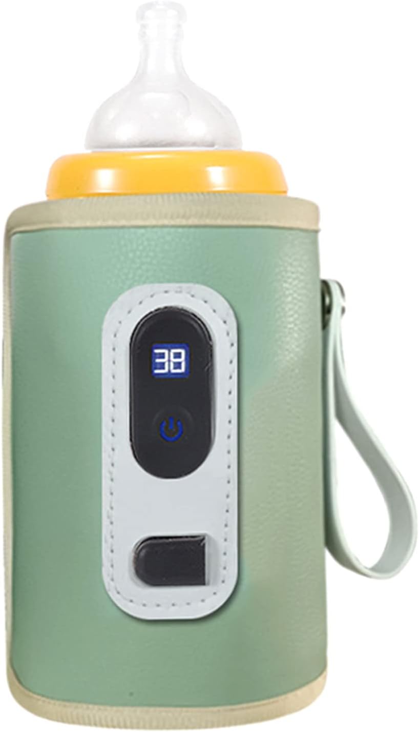 Aquecedor de Mamadeira ZJchao Portátil USB com Tela LCD Verde 6 Aquecedor de Mamadeira ZJchao Portátil USB com Tela LCD Verde - Imagem 6