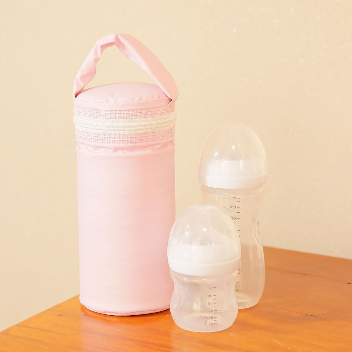 Porta Mamadeira Térmico Impermeável 1 Litro para Bebê Rosa 2 Porta Mamadeira Térmico Impermeável 1 Litro para Bebê Rosa - Imagem 2