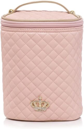 Porta Mamadeira Lequiqui Viena Térmico para Bebê Rosa