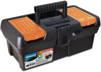 Caixa de Ferramentas Jaroplast Granite com Organizador 13 Pol