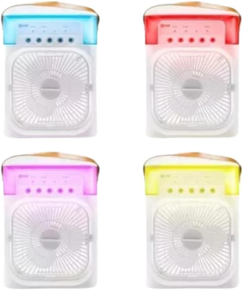 Mini Ventilador Portátil Umidificador Ar Condicionado 3 Velocidades 3 Mini Ventilador Portátil Umidificador Ar Condicionado 3 Velocidades - Imagem 3