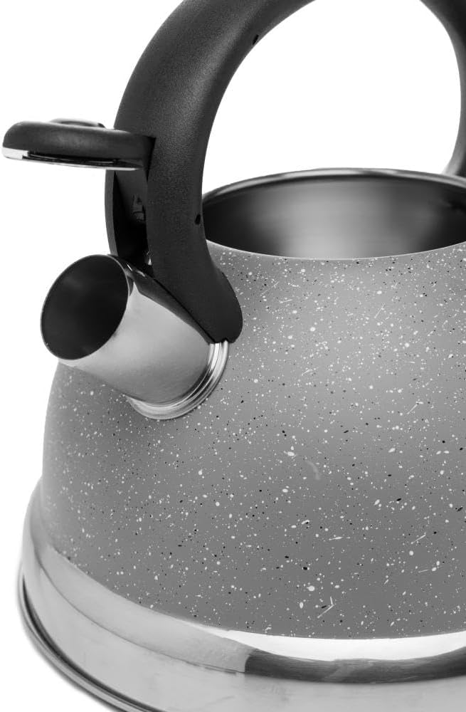 Chaleira Wolff Granilite 3L Cinza Alumínio Indução com Apito 3 Chaleira Wolff Granilite 3L Cinza Alumínio Indução com Apito - Imagem 3