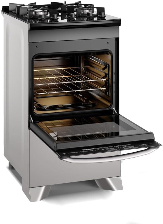 Fogão 4 Bocas Electrolux Efficient FE4GG Mesa Vidro Tripla Chama 3 Fogão 4 Bocas Electrolux Efficient FE4GG Mesa Vidro Tripla Chama - Imagem 3