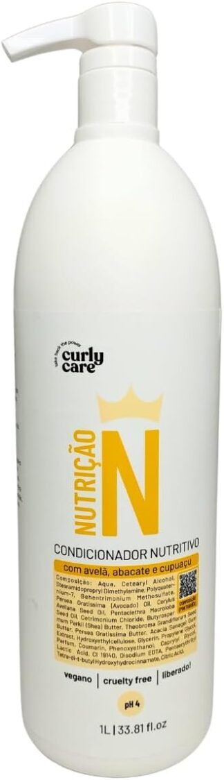 Condicionador Nutritivo Curly Care 1000ml para Cabelos Secos