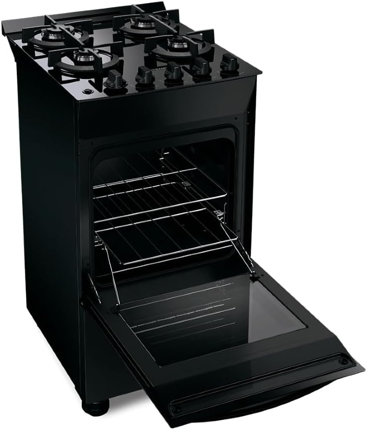 Fogão Brastemp 4 Bocas Mesa de Vidro Bivolt Preto 4 Fogão Brastemp 4 Bocas Mesa de Vidro Bivolt Preto - Imagem 4