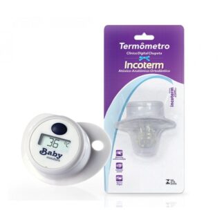 Termômetro Chupeta Incoterm Digital para Bebês Precisão Clínica