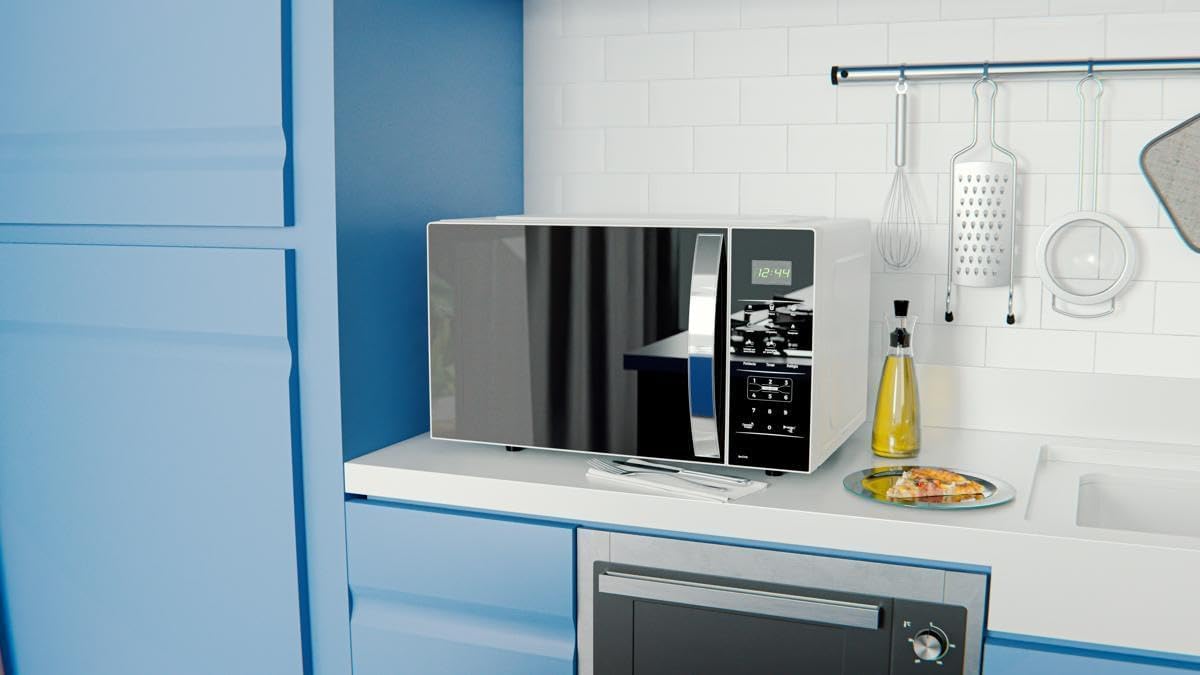 Micro-ondas Britânia BMO38 33L 1400W Limpa Fácil Branco Preto 2 Micro-ondas Britânia BMO38 33L 1400W Limpa Fácil Branco Preto - Imagem 2