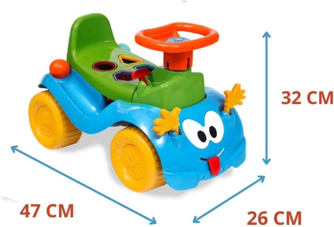 Totokinha Bolinha Cardoso Toys Menino Andador Infantil Azul 6 Totokinha Bolinha Cardoso Toys Menino Andador Infantil Azul - Imagem 6