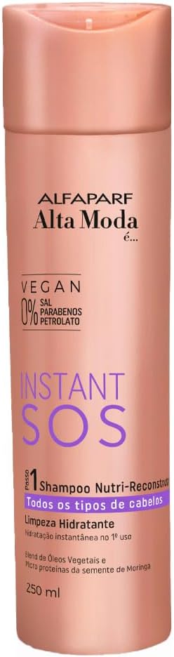 Alta Moda SOS Instant Alfaparf Shampoo Nutri-Reconstrutor 250ml
