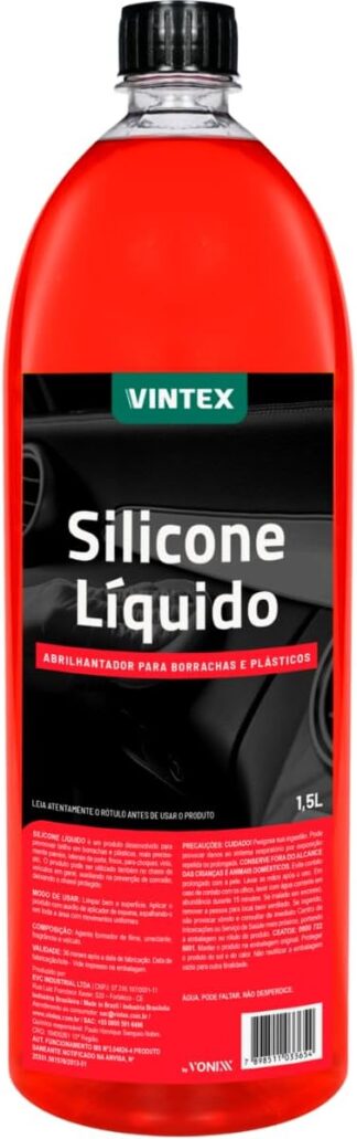 Silicone Líquido Yamase Vintex 1,5L para Painel Automotivo Brilho
