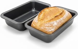 Kit 2 Formas Pão Genérico 0001 Aço Antiaderente 28x15x6,5cm