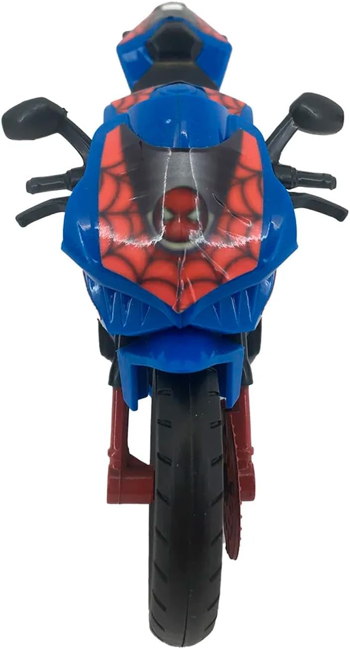 Moto de Fricção Candide Webcycle Spider-Man Brinquedo Infantil 3 Moto de Fricção Candide Webcycle Spider-Man Brinquedo Infantil - Imagem 3