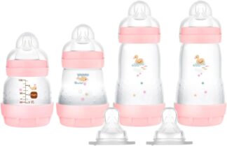 Kit 4 Mamadeiras Mam Baby MA20042 Easy Start Anticólica Rosa