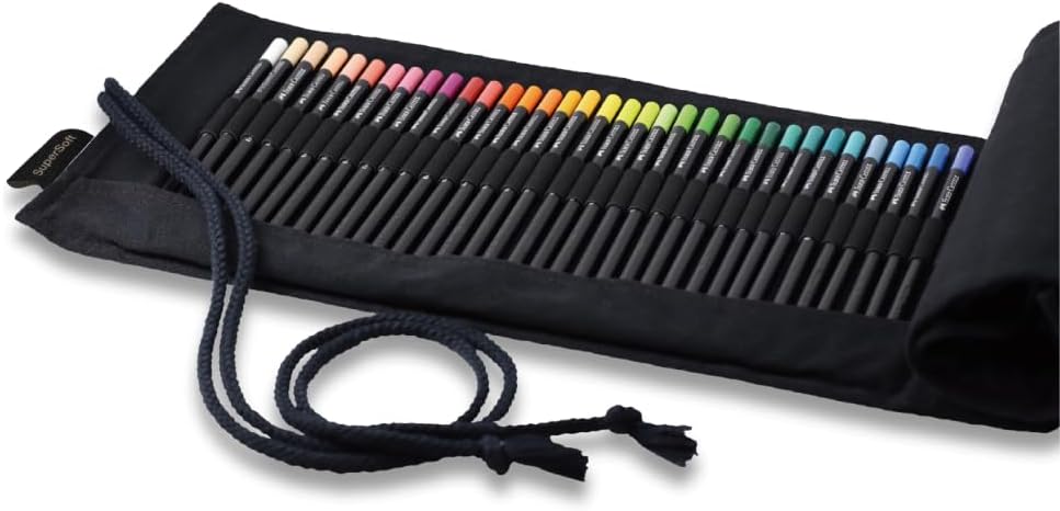 Estojo de Tecido com 72 Lápis de Cor SuperSoft Faber-Castell 3 Estojo de Tecido com 72 Lápis de Cor SuperSoft Faber-Castell - Imagem 3