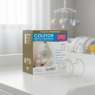 Kit 2 Conchas Coletoras de Leite Materno Savemilk Anatômico