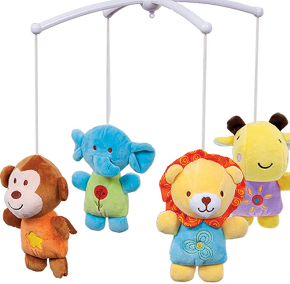 Móbile Musical Safari Buba para Berço de Bebê com Canção 5 Móbile Musical Safari Buba para Berço de Bebê com Canção - Imagem 5