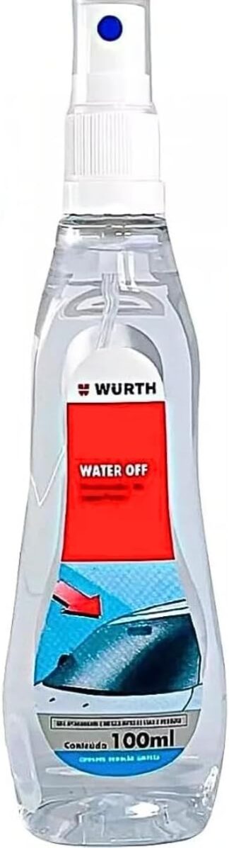 Hidrorrepelente de Vidros Wurth Water Off 100ml Automotivo