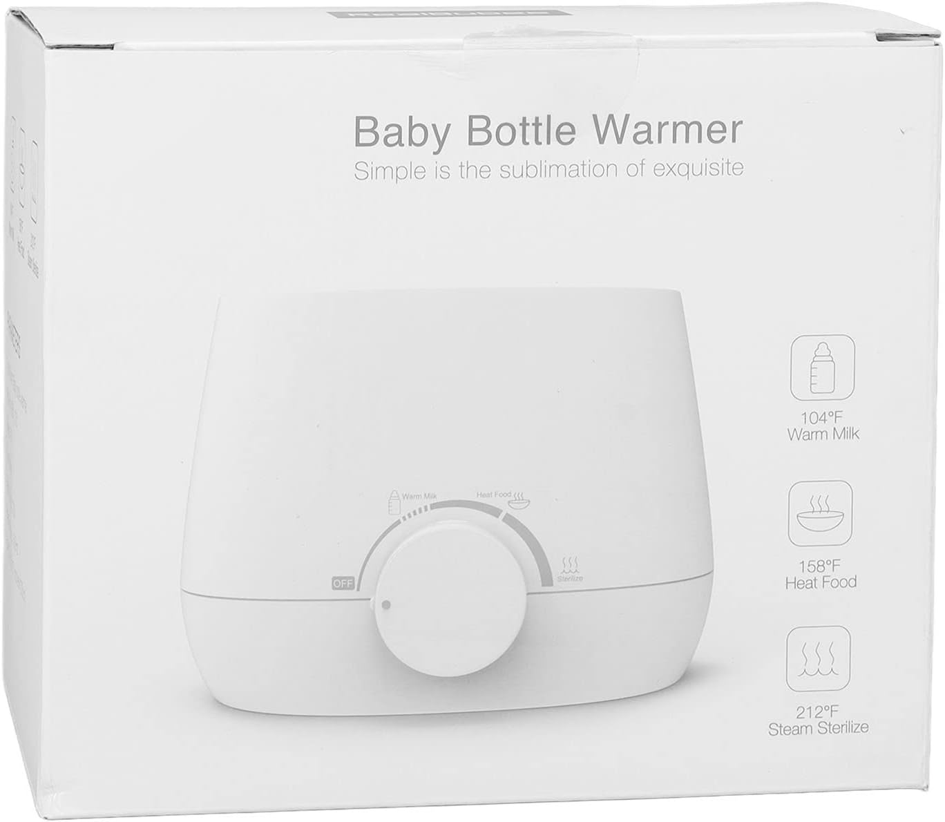 Aquecedor de Mamadeira Shanrya Rápido e Esterilizador 5 Minutos 4 Aquecedor de Mamadeira Shanrya Rápido e Esterilizador 5 Minutos - Imagem 4