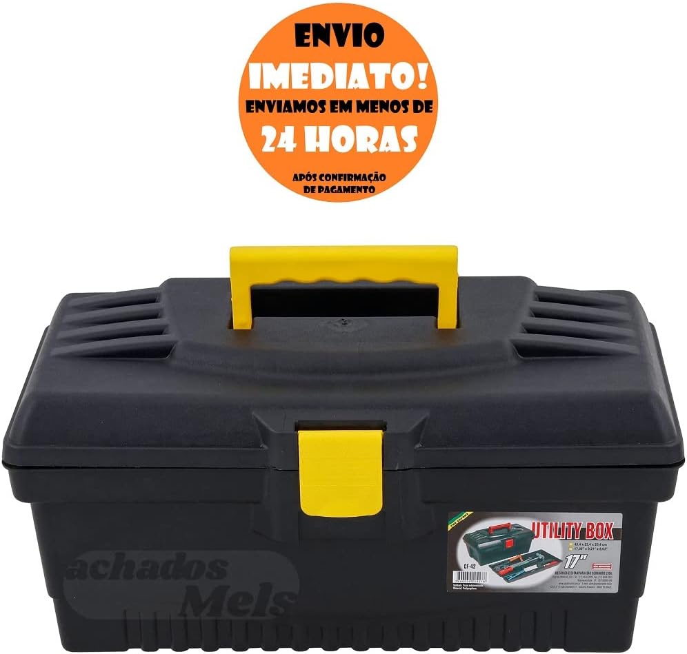 Caixa de Ferramentas São Bernardo CF 42 Plástica Resistente 5 Caixa de Ferramentas São Bernardo CF 42 Plástica Resistente - Imagem 5