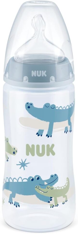 Mamadeira NUK First Choice 360ml Azul com Controle Temperatura