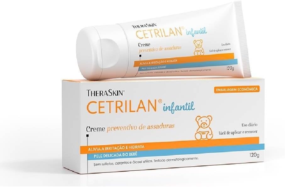 Creme Preventivo de Assaduras Cetrilan Theraskin 120g 3 Creme Preventivo de Assaduras Cetrilan Theraskin 120g - Imagem 3