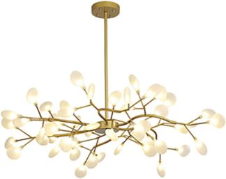 Lustre Sputnik DOGACA eyjxg-003 54 Luzes Moderno Dourado Metal