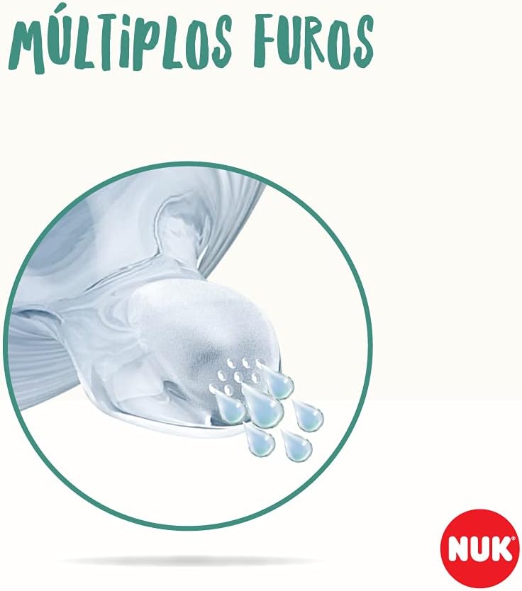 Bico de Mamadeira NUK Essence Smart Flow Silicone Fluxo Lento 4 Bico de Mamadeira NUK Essence Smart Flow Silicone Fluxo Lento - Imagem 4