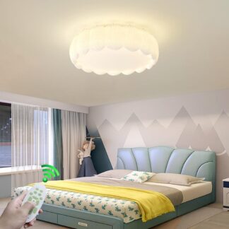 Luminária LED SSNAINIU Pena Dimerizável para Quarto Infantil