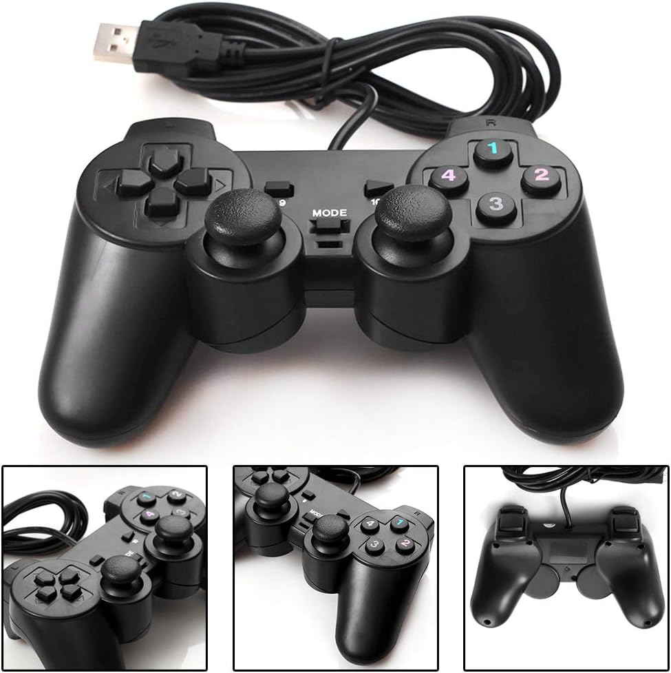 Controle Gamepad VC USB 2.0 com Fio para PC e Laptop Vibratório 8 Controle Gamepad VC USB 2.0 com Fio para PC e Laptop Vibratório - Imagem 8