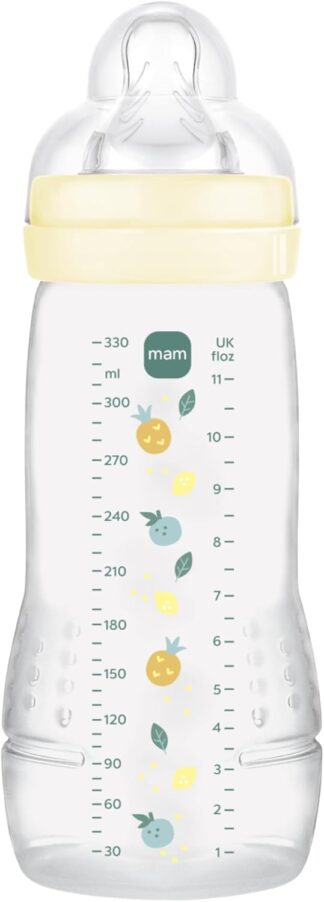Mamadeira MAM Easy Active 270ml Silicone Skinsoft Neutra Ergônomica