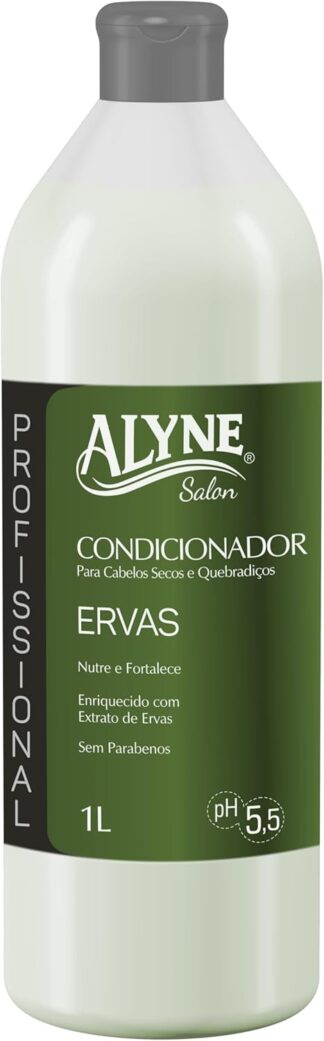 Condicionador Alyne Ervas 1 Litro Hidratação Profunda Fios