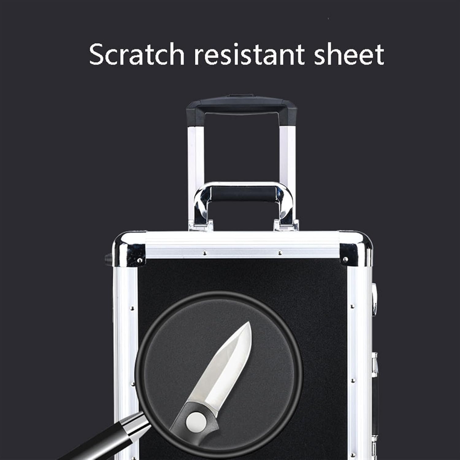 Caixa de Ferramentas KIZQYN Portátil com Rodas e Alça Tamanho G 3 Caixa de Ferramentas KIZQYN Portátil com Rodas e Alça Tamanho G - Imagem 3