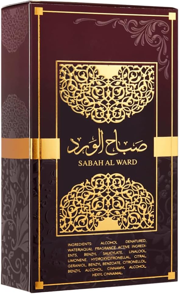 Perfume Feminino Al Wataniah Sabah Al Ward EDP 100ml 5 Perfume Feminino Al Wataniah Sabah Al Ward EDP 100ml - Imagem 5