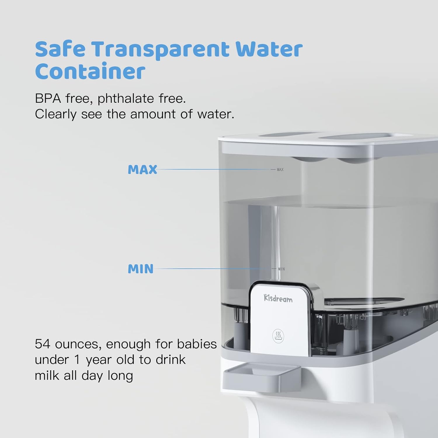Aquecedor de Mamadeira Kisdream ZCW-TN1816 com Termostato 24h 5 Aquecedor de Mamadeira Kisdream ZCW-TN1816 com Termostato 24h - Imagem 5