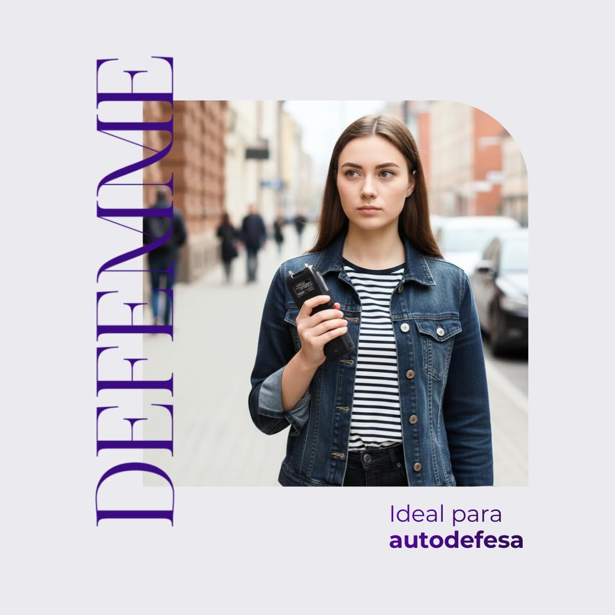 Lanterna Tática 2 em 1 LED e Autodefesa Recarregável Bivolt 3 Lanterna Tática 2 em 1 LED e Autodefesa Recarregável Bivolt - Imagem 3