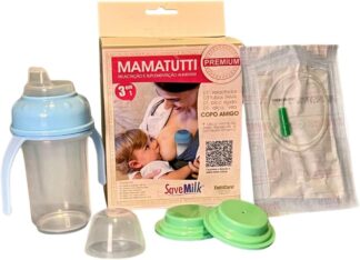 Kit Relactador Mamatutti 3 em 1 para Suplementação Alimentar