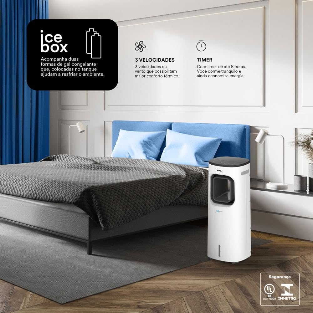 Climatizador de Ar EOS Arctic Fresh ECL30D 3,5 Litros 4 em 1 3 Climatizador de Ar EOS Arctic Fresh ECL30D 3,5 Litros 4 em 1 - Imagem 3