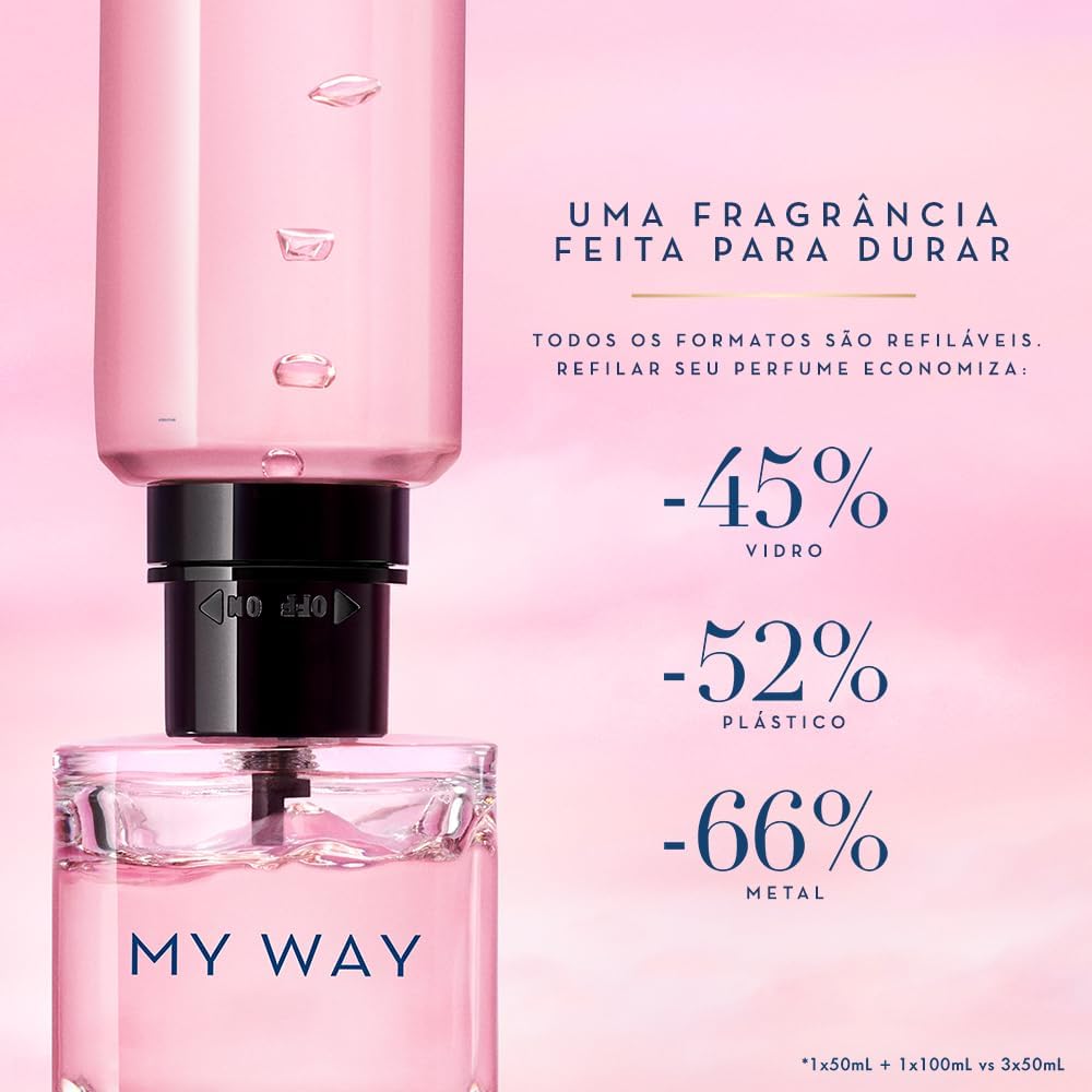 Perfume Armani My Way Eau de Parfum Feminino Floral 30ml 7 Perfume Armani My Way Eau de Parfum Feminino Floral 30ml - Imagem 7