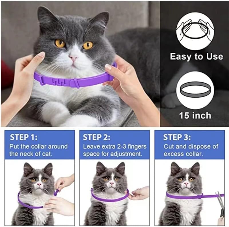 Coleira Calmante Natural Anti Stress para Cães e Gatos 38 cm 5 Coleira Calmante Natural Anti Stress para Cães e Gatos 38 cm - Imagem 5